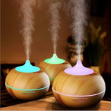 Mistyrious Essential Oil Humidifier Natural Oak Design With Easy