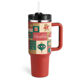 Christmas Thermal Mug with Handle