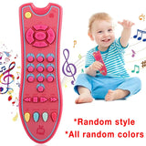 Music Mobile Phone TV Remote Control Baby, Early Educational Toys Electric Numbers 