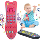 Music Mobile Phone TV Remote Control Baby, Early Educational Toys Electric Numbers 