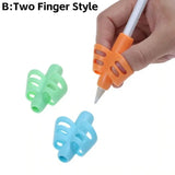 1/3/6Pcs Writing Corrector Children Writing Pencil Pen Holder 3/2 Finger Silicone Finger Posture Correction Tool for Kids Gifts