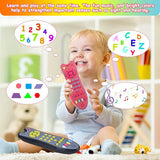 Music Mobile Phone TV Remote Control Baby, Early Educational Toys Electric Numbers 