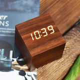 Wooden Digital Alarm Clock