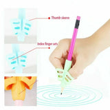 1/3/6Pcs Writing Corrector Children Writing Pencil Pen Holder 3/2 Finger Silicone Finger Posture Correction Tool for Kids Gifts