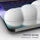 Experience Comfort with our Cloud Wrist Rest Cushion: Ergonomic Memory Foam for Mouse, Provides Relief from Wrist Pain.