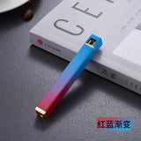 Mini Grinding Wheel Torch Lighter Butane Gas Metal Creative Compact Cigarette Shaped Lighter Free Fire Pocket Lighter Outdoor