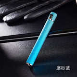 Mini Grinding Wheel Torch Lighter Butane Gas Metal Creative Compact Cigarette Shaped Lighter Free Fire Pocket Lighter Outdoor