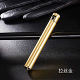 Mini Grinding Wheel Torch Lighter Butane Gas Metal Creative Compact Cigarette Shaped Lighter Free Fire Pocket Lighter Outdoor