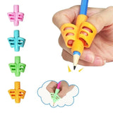 1/3/6Pcs Writing Corrector Children Writing Pencil Pen Holder 3/2 Finger Silicone Finger Posture Correction Tool for Kids Gifts